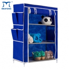MEIFENG Simple Metal Shoe Rack With Non-woven Fabric Cover