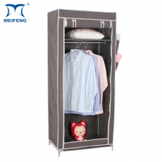 MEIFENG Hanging Non-woven Cover Folding Plastic Wardrobe