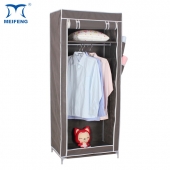 MEIFENG Hanging Non-woven Cover Folding Plastic Wardrobe