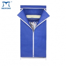 MEIFENG Modern Wardrobe Designs Plastic Closet With Zipper