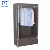 MEIFENG Single Door Bedroom Furniture Clothing Armoire Wardrobe