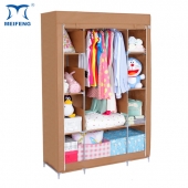 MEIFENG Foldable Wardrobe Almirah Cloth Cabinet