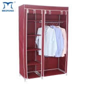 MEIFENG Metal Shelf Plastic Cupboard For Clothes Detachable