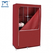 MEIFENG Fabric Covered Clothes Folding Wardrobe Plastic