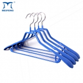 MEIFENG PVC Coated Metal Coat Hanger With Wide Shoulder 97320