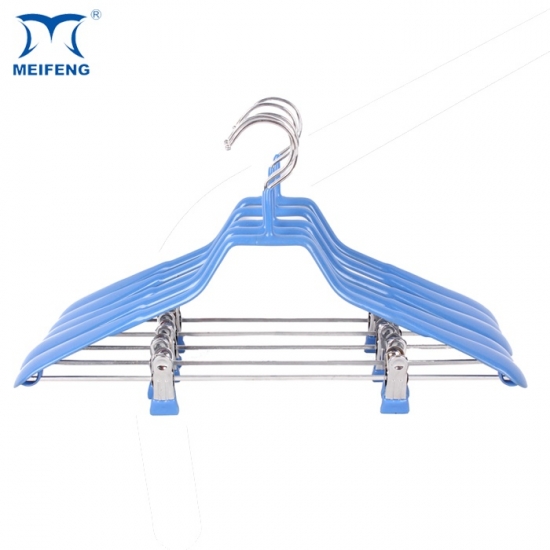 MEIFENG Multifunction Anti-slip Metal Clothes Hanger With Clip 97318