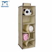 MEIFENG 5-Shelf Non Woven Hanging Closet Clothes Organizer