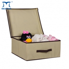 MEIFENG Practical Non Woven Folding Storage Boxes Bins