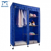 MEIFENG No Tools Assembly Foldable Wardrobe Almirah With Printing