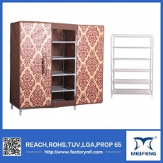 5 Tier Non-woven fabric Folding Storage Racks