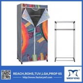 new design portable  fabric wardrobe