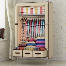 MEIFENG Fabric Wardrobe Clothes Closet With Storage Box