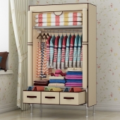 MEIFENG Fabric Wardrobe Clothes Closet With Storage Box