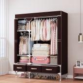 Non-woven Fabric Wardrobe Clothes Storage Organizer Huge Size Wardrobe